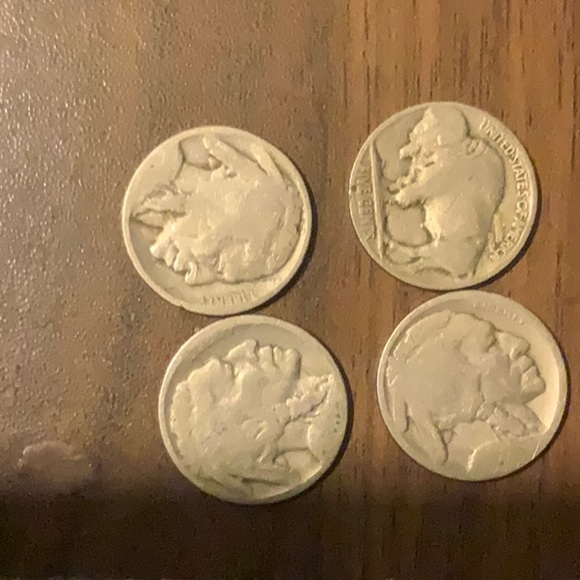 4 dateless rare buffalo coins - Picture 2 of 4